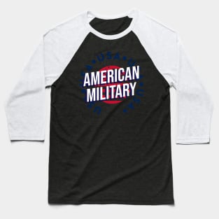 American Military Baseball T-Shirt